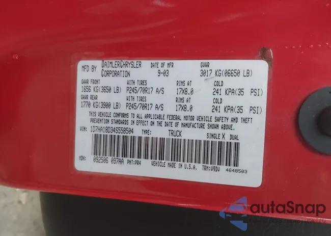 1D7HA18D34S558504: 44195406