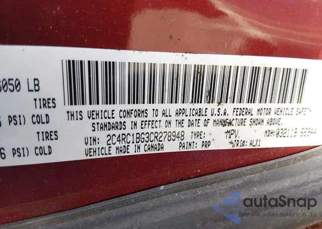 2C4RC1BG3CR278948: 44195513