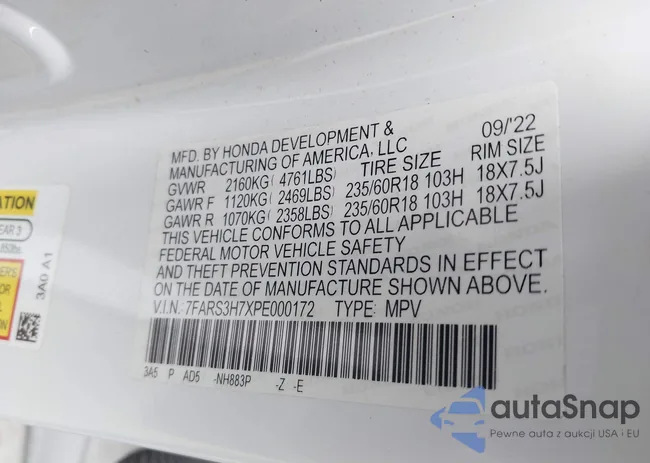 7FARS3H7XPE000172: 44195589