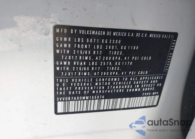 3VV0B7AX0MM155974: 44195609