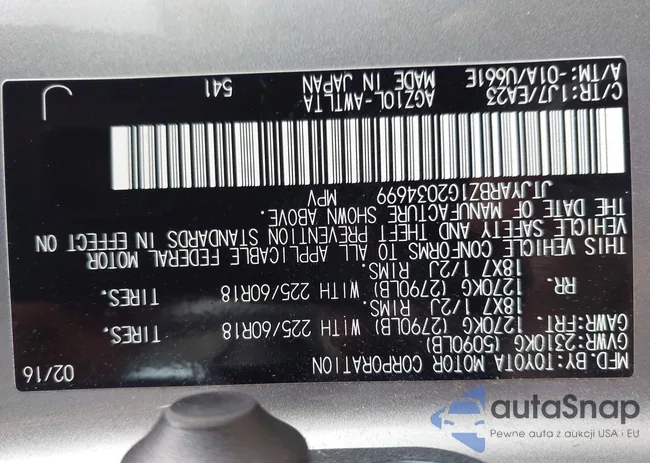 JTJYARBZ1G2034699: 44195627