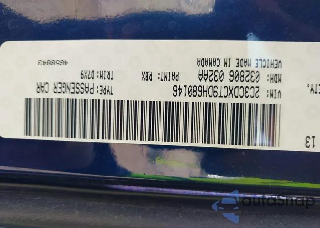 2C3CDXCT9DH680146: 44195640