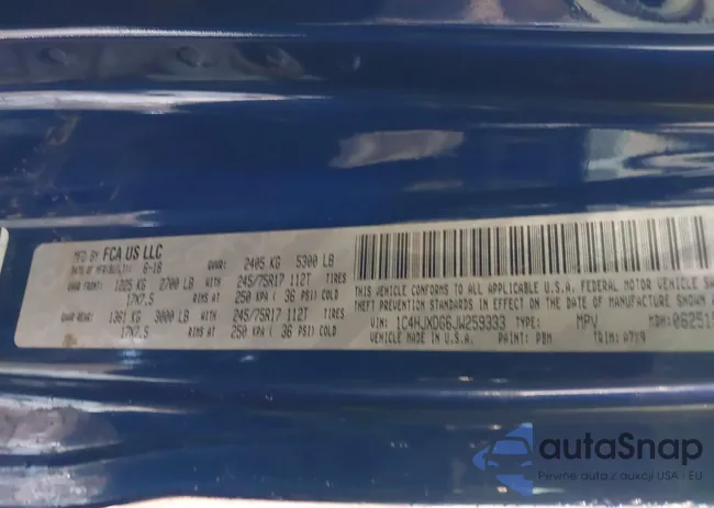 1C4HJXDG6JW259333: 44195660