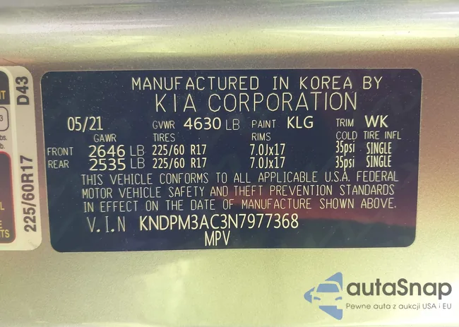 KNDPM3AC3N7977368: 44195690