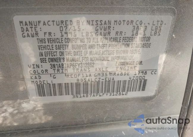 3N1AB7AP6FY312862: 44195713