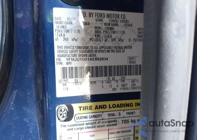 1FMJU1G51AEB62834: 44195882