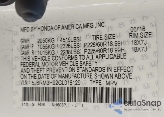 5J6RM3H92GL018129: 44195894