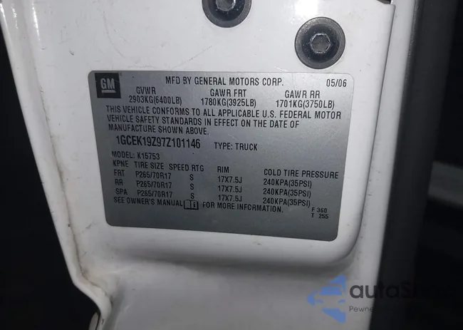 1GCEK19Z97Z101146: 44195948