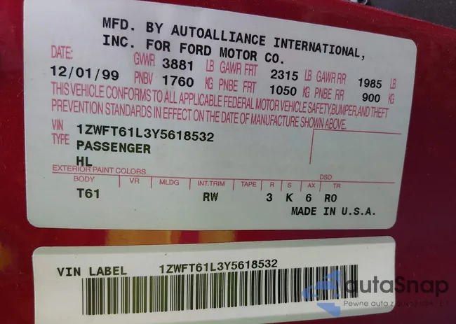 1ZWFT61L3Y5618532: 44195949