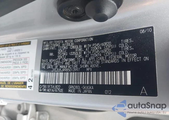 JTEZU5JR9B5013997: 44195964