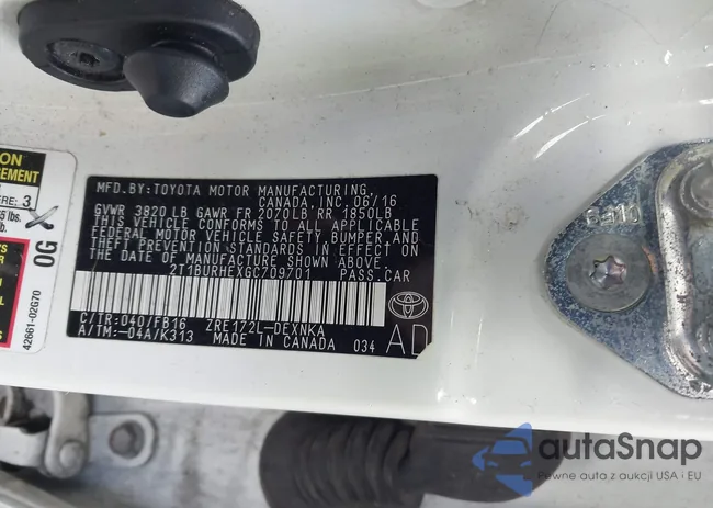 2T1BURHEXGC709701: 44195002