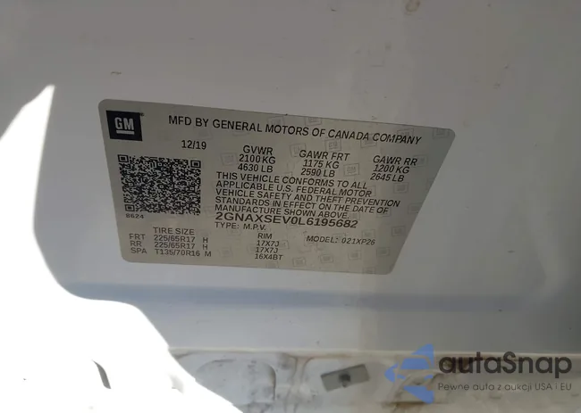 2GNAXSEV0L6195682: 44195107