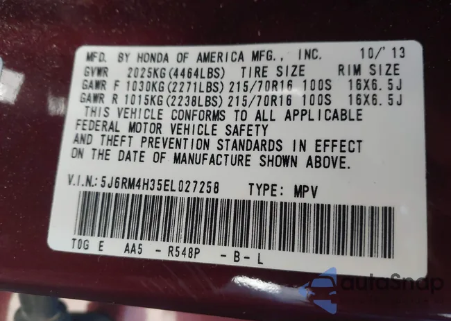 5J6RM4H35EL027258: 44195164