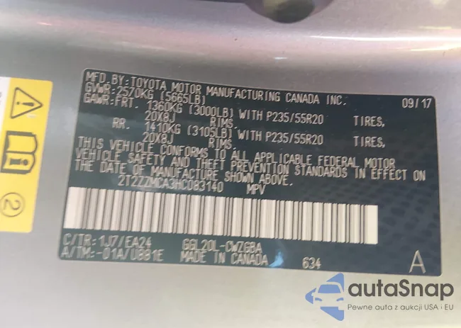 2T2ZZMCA3HC083140: 44195194