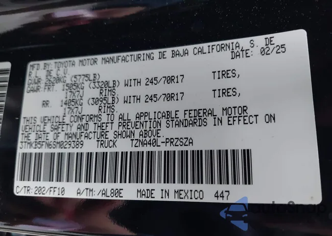 3TMKB5FN6SM029389: 44195228