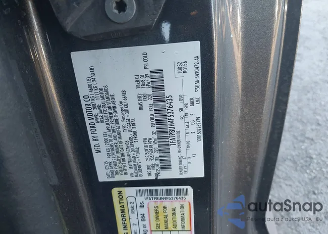 1FATP8UH4F5376435: 44195235