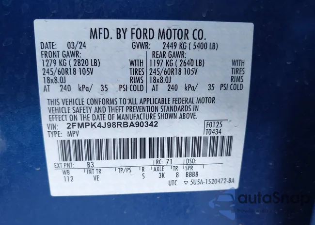 2FMPK4J98RBA90342: 44195336