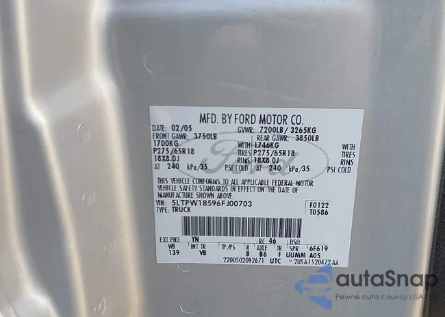 5LTPW18596FJ00703: 44195341