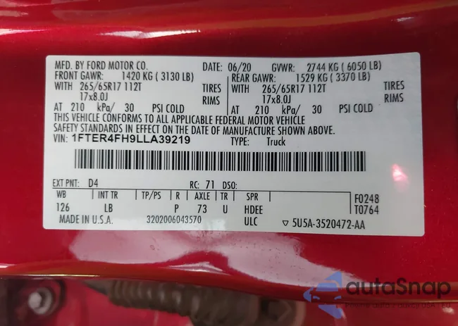 1FTER4FH9LLA39219: 44196466