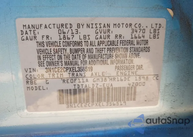 3N1CE2CPXEL3565: 44196701