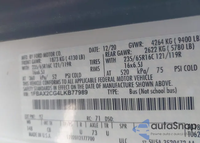 1FBAX2CG4LKB77989: 44196756