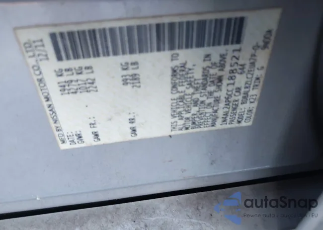 1N4AL2AP6CC188521: 44196773