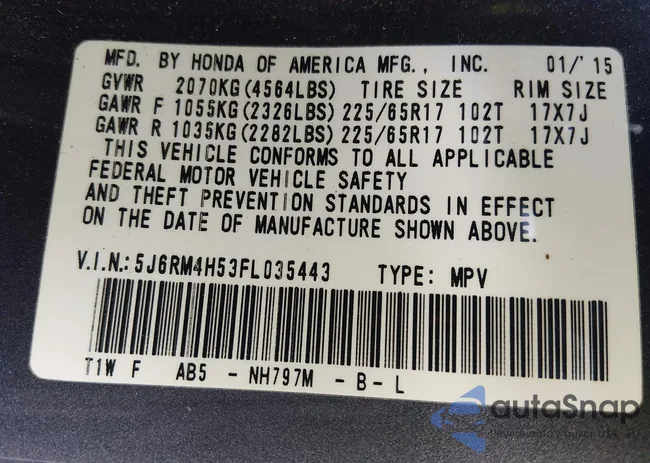 5J6RM4H53FL035443: 44196824