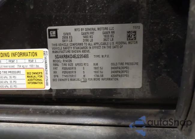 5GAKRBKD4EJ226488: 44196844