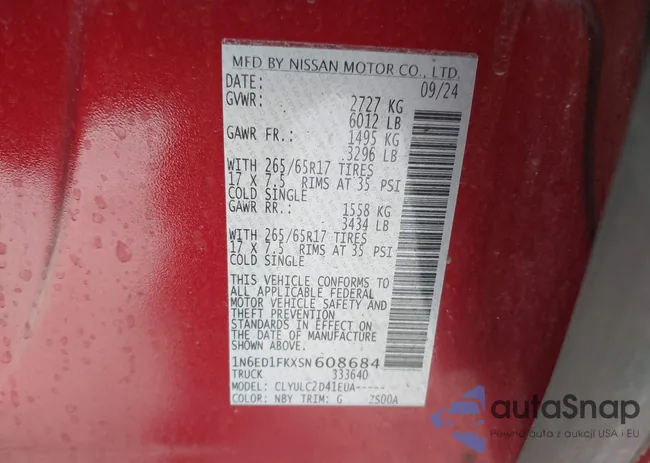 1N6ED1FKXSN608684: 44196118