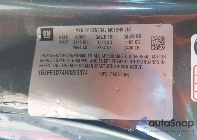 1G1FF3D74H0203074: 44196146