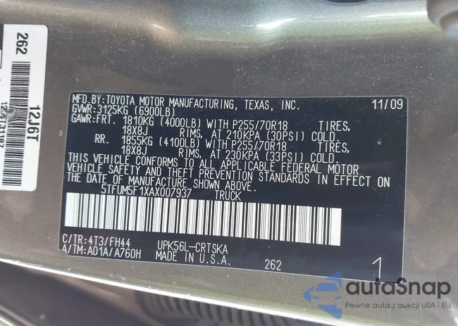 5TFUM5F1XAX007937: 44196156