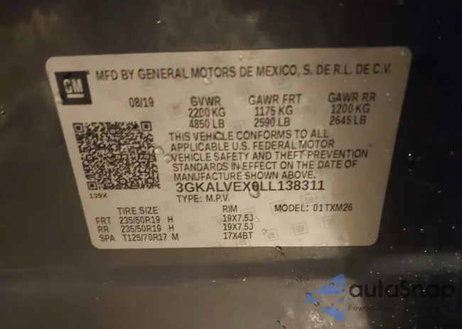 3GKALVEX0LL138311: 44196224