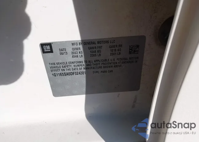 1G11E5SA6DF324381: 44196227