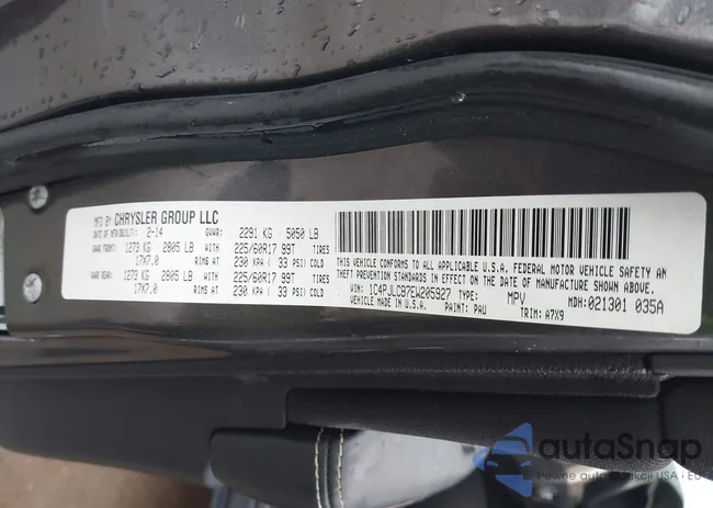 1C4PJLCB7EW205927: 44196267