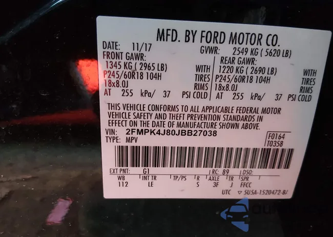 2FMPK4J80JBB27038: 44196304