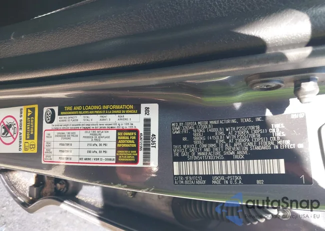 5TFDV54117X031455: 44196384