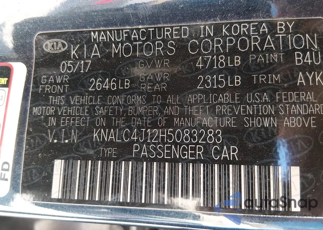 KNALC4J12H5083283: 44197535