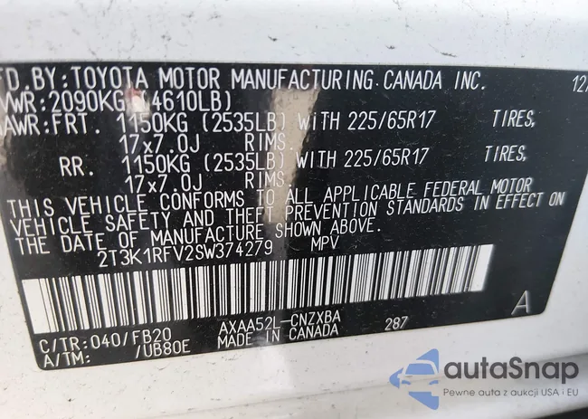 2T3K1RFV2SW374279: 44197536