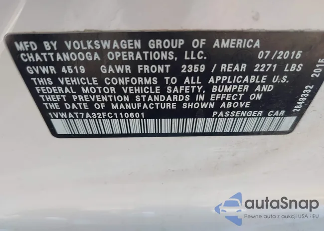 1VWAT7A32FC110601: 44197580