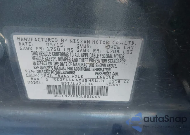 3N1CN7AP8GL825058: 44197581