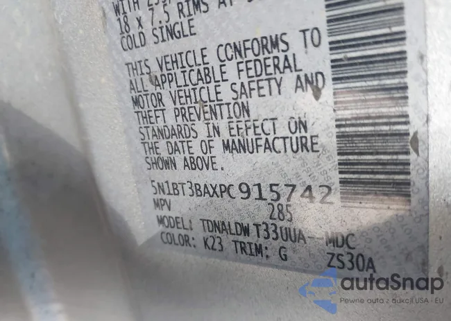 5N1BT3BAXPC915742: 44197764