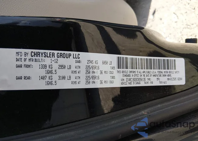 2C4RC1BG9CR250135: 44197793