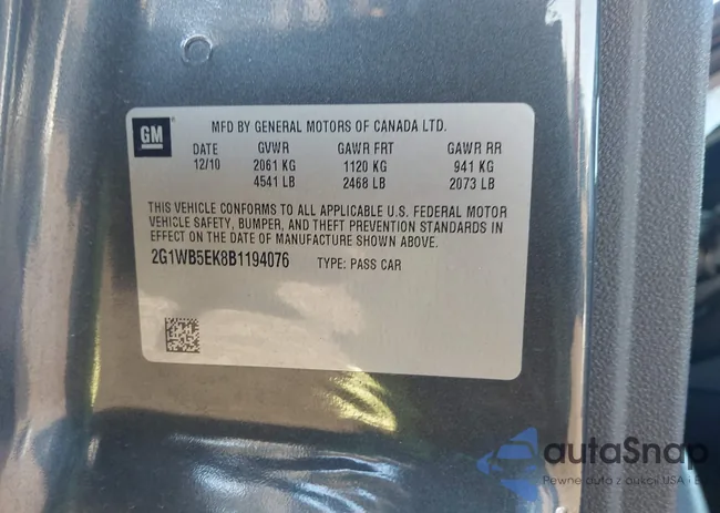 2G1WB5EK8B1194076: 44197811