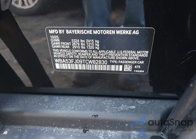 WBA53FJ09TCW82830: 44197966