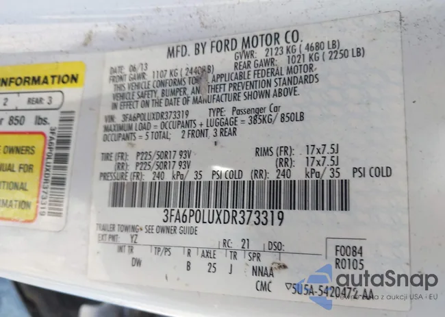 3FA6P0LUXDR373319: 44197997