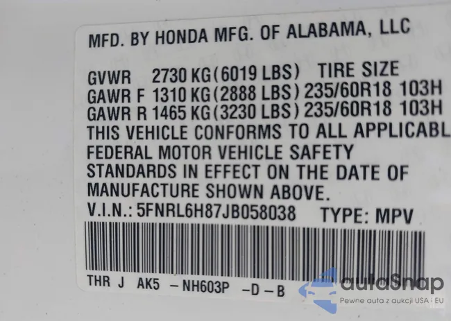 5FNRL6H87JB058038: 44197055