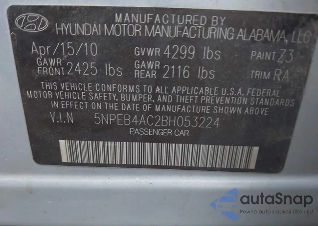 5NPEB4AC2BH053224: 44197065