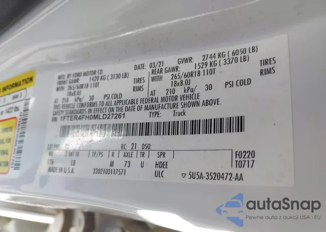 1FTER4FH0MLD27261: 44197161