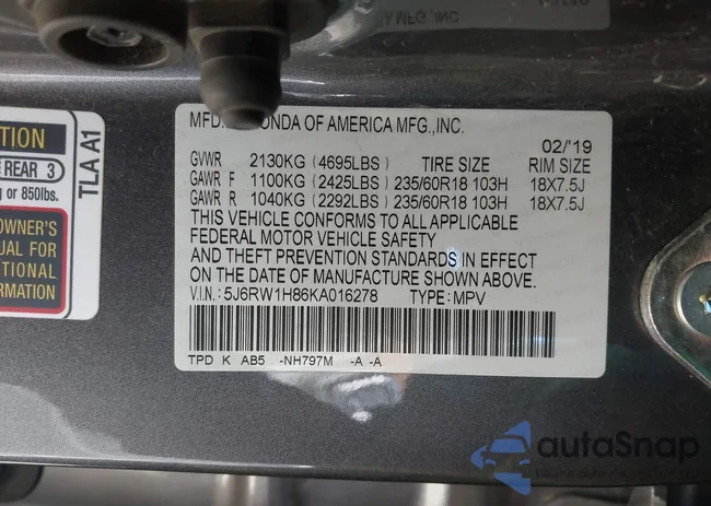 5J6RW1H86KA016278: 44197182