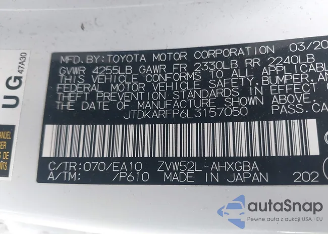 JTDKARFP6L3157050: 44197364